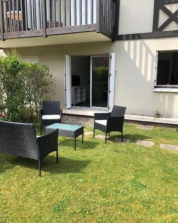 Ferienwohnung Magnifique 2P En Rez-De-Jardin Oriente Sud A 2 Pas De La Plage Cabourg Exterior foto